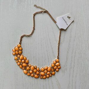 Orange Accent Necklace